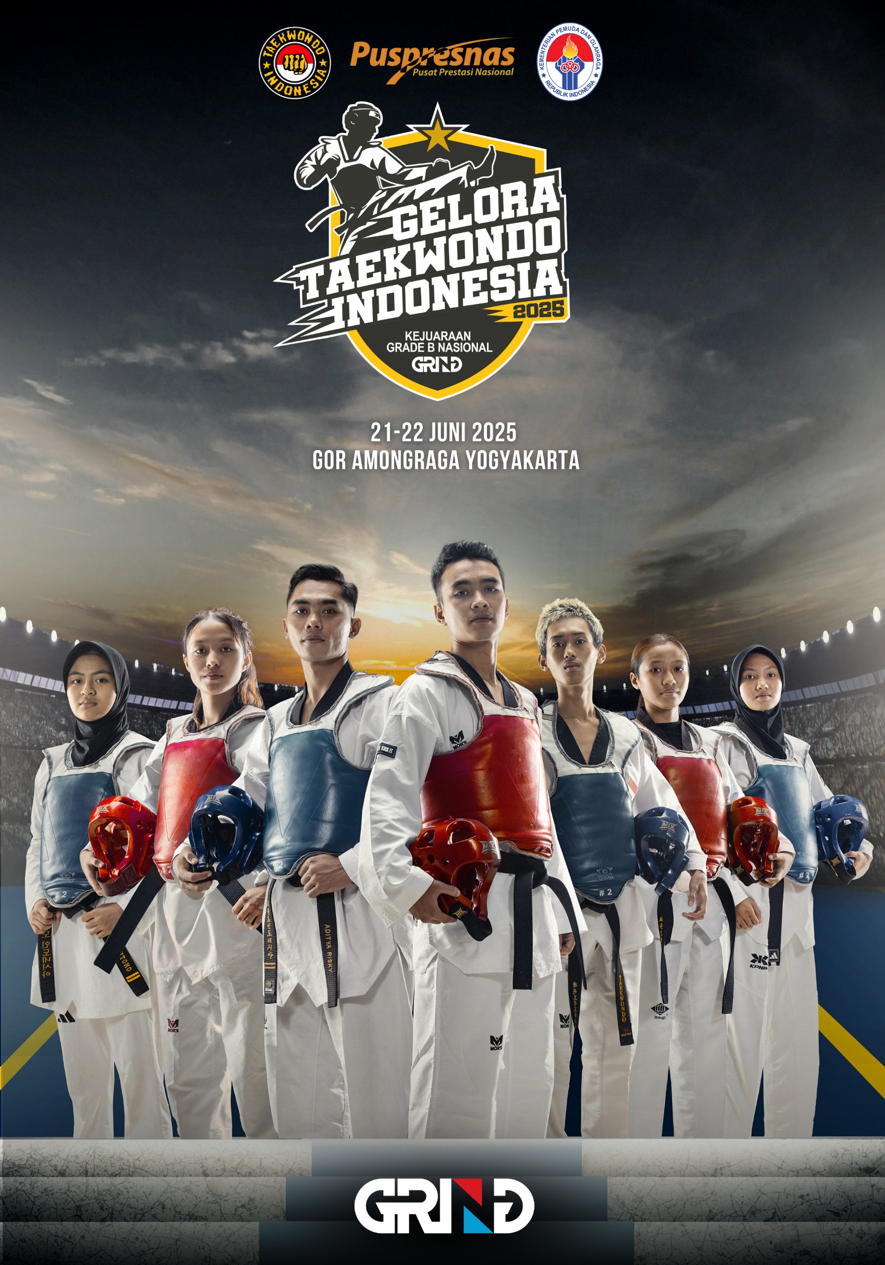 Panggung Juara Taekwondo Indonesia Taekwondo Indonesia Dojang RESI WIHARJAN